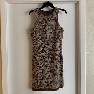 Silk Nicole Miller Collection Brown/Silver Shealth